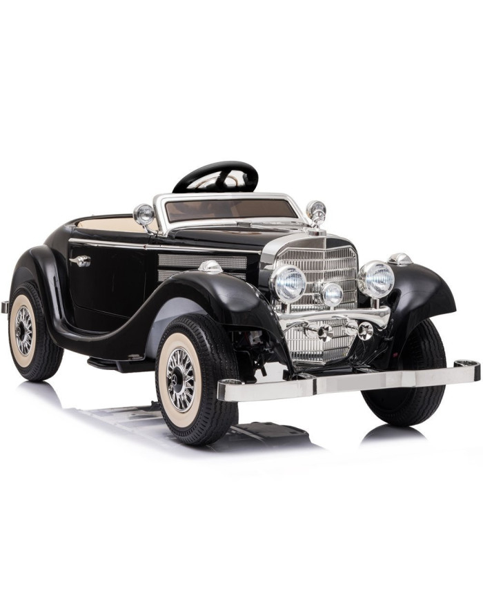 Auto Na Akumulator Mercedes 540K Klasyk Premium Światła LED MP3 Czarny