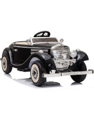 Auto Na Akumulator Mercedes 540K Klasyk Premium Światła LED MP3 Czarny