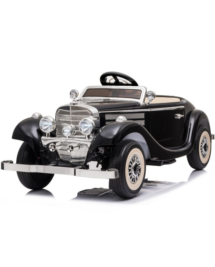 Auto Na Akumulator Mercedes 540K Klasyk Premium Światła LED MP3 Czarny