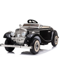 Auto Na Akumulator Mercedes 540K Klasyk Premium Światła LED MP3 Czarny