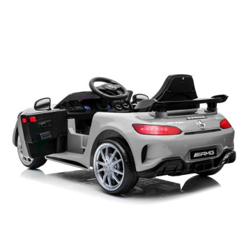 Auto na Akumulator Mercedes GTR Srebrny Lakierowany