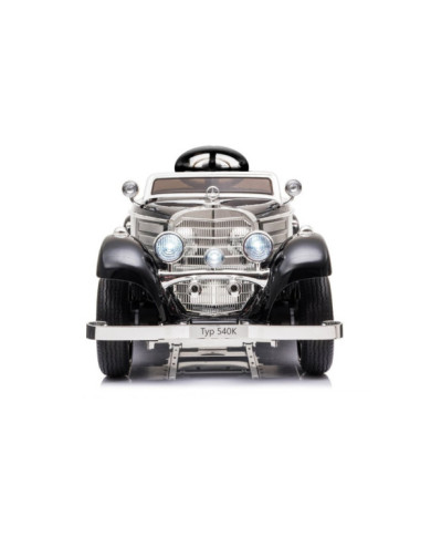 Auto Na Akumulator Mercedes 540K Klasyk Premium Światła LED MP3 Czarny