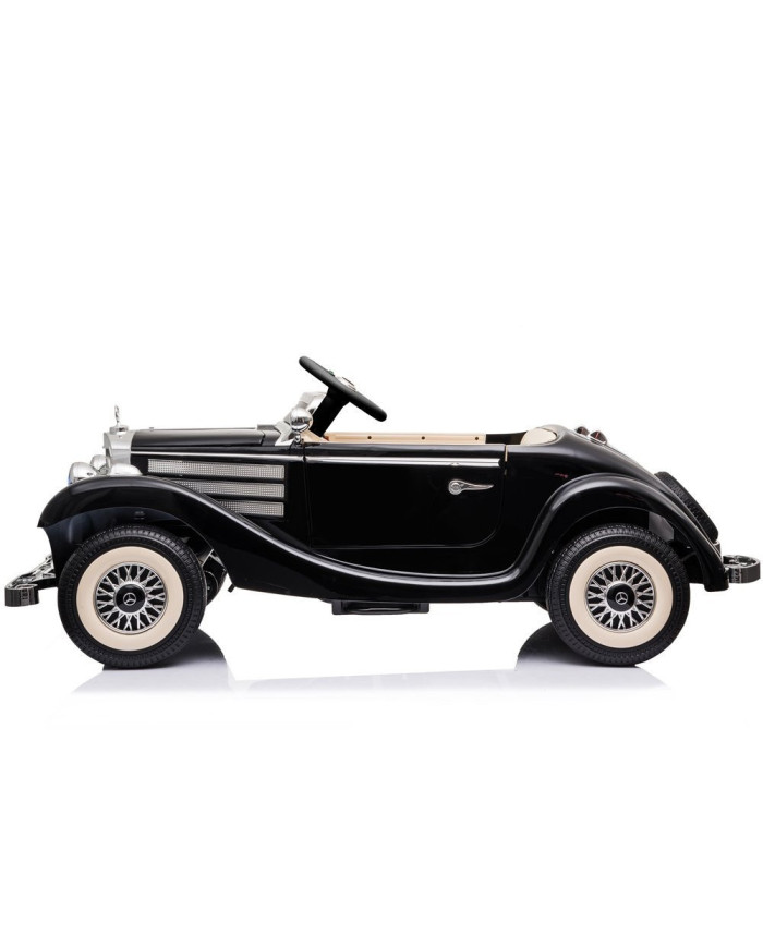 Auto Na Akumulator Mercedes 540K Klasyk Premium Światła LED MP3 Czarny