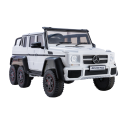 Auto Na Akumulator Mercedes G63 6x4 24V Biały