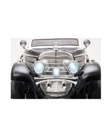 Auto Na Akumulator Mercedes 540K Klasyk Premium Światła LED MP3 Czarny