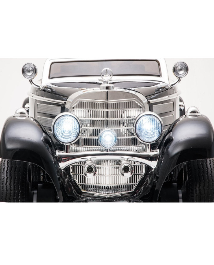 Auto Na Akumulator Mercedes 540K Klasyk Premium Światła LED MP3 Czarny