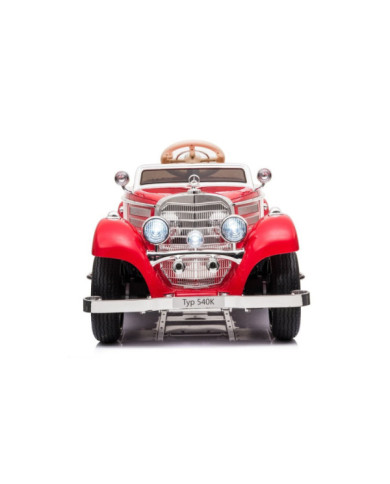 Auto Na Akumulator Mercedes Benz 540K Klasyk Premium LED MP3 Czerwony