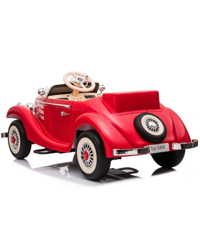 Auto Na Akumulator Mercedes Benz 540K Klasyk Premium LED MP3 Czerwony