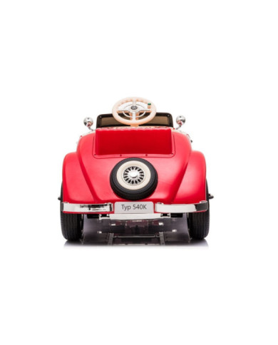 Auto Na Akumulator Mercedes Benz 540K Klasyk Premium LED MP3 Czerwony