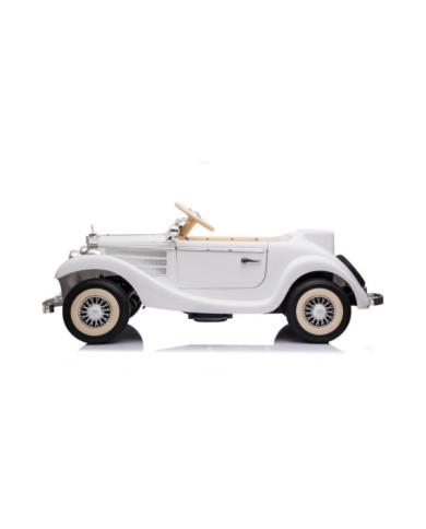 Auto Na Akumulator Mercedes Benz 540K Klasyk Premium Światła LED MP3 Biały