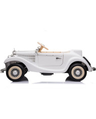 Auto Na Akumulator Mercedes Benz 540K Klasyk Premium Światła LED MP3 Biały