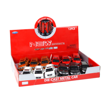 Metalowe Autko Toyota Prado 12 cm Efekty Dźwiękowe Świetlne  HXFY072
