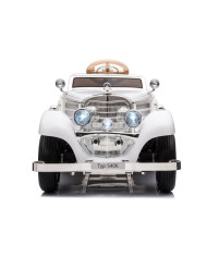Auto Na Akumulator Mercedes Benz 540K Klasyk Premium Światła LED MP3 Biały