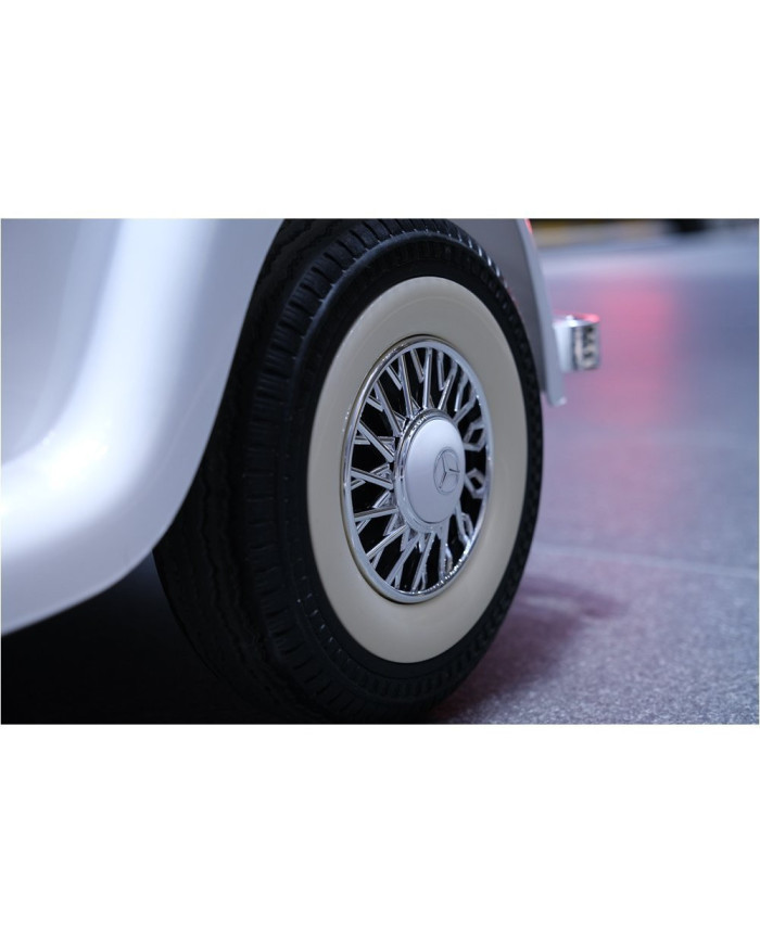 Auto Na Akumulator Mercedes Benz 540K Klasyk Premium Światła LED MP3 Biały