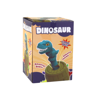 Gra Zręcznościowa Dinozaur W Beczce Wyskakujący Dinozaur
