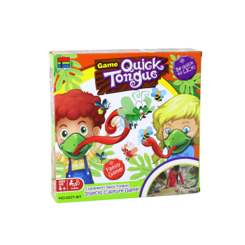 Zabawna Gra Zręcznościowa Szybki Język - Złap Owada Maska Kameleon