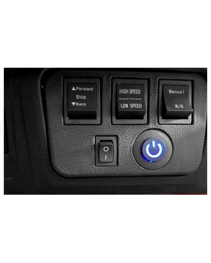 Auto na Akumulator Jeep HP012 Dla Dzieci Światła LED MP3 Czarne