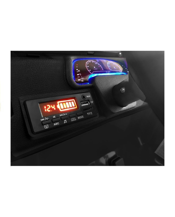 Auto na Akumulator Jeep HP012 Dla Dzieci Światła LED MP3 Czarne