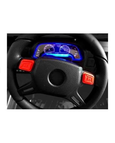 Auto na Akumulator Jeep HP012 Dla Dzieci Światła LED MP3 Czarne