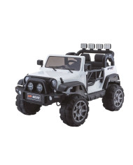 Auto na Akumulator Jeep HP012 Dla Dzieci Światła LED MP3 Białe