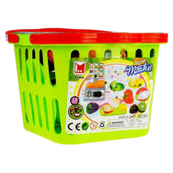 Koszyczek z Warzywami Do Krojenia + Waga Sklepowa