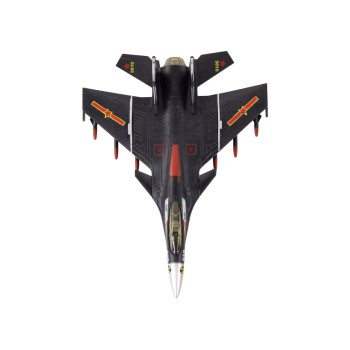 Model Samolotu Z Napędem Frykcyjnym Siwy Czarny lub Żółty