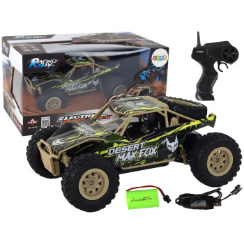 Autko Terenowe Zdalnie Sterowane R/C 1:24 Brązowo-Zielone