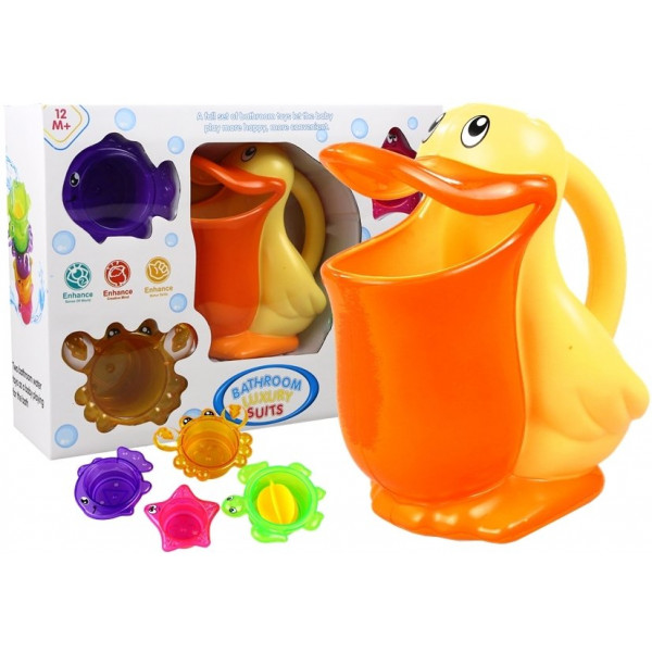 Zabawka do Kąpieli Pelikan Foremki Zwierzątka