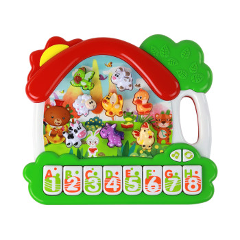 Organki Pianinko Zwierzątka Do Nauki Angielskiego Panel Edukacyjny