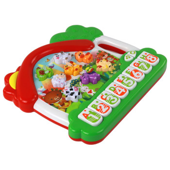 Organki Pianinko Zwierzątka Do Nauki Angielskiego Panel Edukacyjny