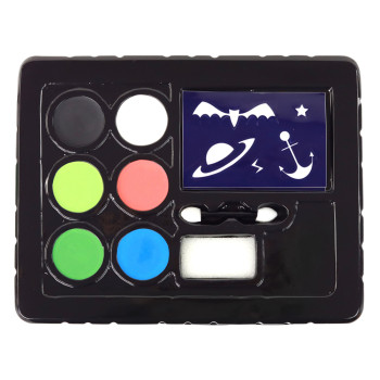 Zestaw Do Makijażu Dla Dzieci DIY Malowanie Twarzy Szablony