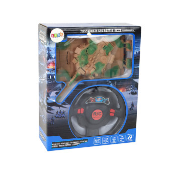 Czołg R/C Zdalnie Sterowany Światła Dźwięk Piaskowy 1:18 27MHz