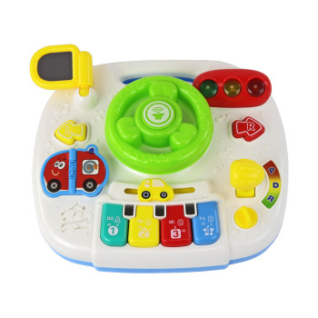 Edukacyjny Interaktywny Stolik Tablica 2w1 Dla Maluchów Kierownica