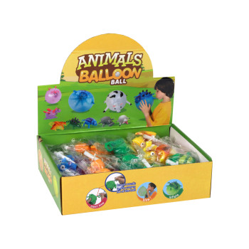 Dmuchane Figurki Dinozaurów Balony Ustnik