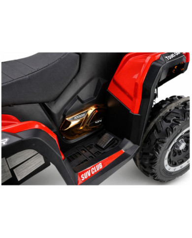 Quad Na Akumulator XW-08 4x4 45W Czerwony