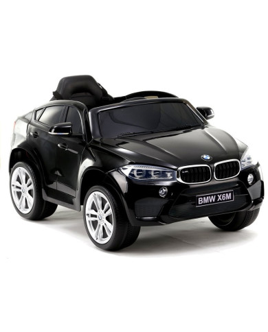 Auto na Akumulator BMW X6 SUV Światła LED MP3 Samchód Pojazd Czarny