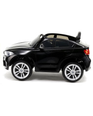 Auto na Akumulator BMW X6 SUV Światła LED MP3 Samchód Pojazd Czarny