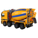 Betoniarka Pomarańczowa Obrotowa Gruszka Dźwięk Światła Pojazd Budowlany