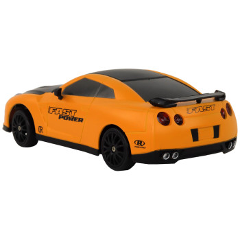 Autko Sportowe Zdalnie Sterowane R/C 1:24 Żółte Wymienne Koła