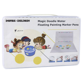 Zestaw Kolorowych Pisaków Markerów Wodnych Walizka 12 Sztuk