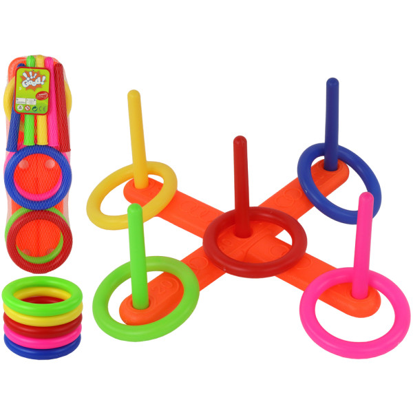 Gra Zręcznościowa Rzut Do Celu Kolorowe Obręcze