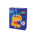 Papierowa Torba Prezentowa Granatowa Dinozaur 41,5cm x 30cm x 12cm