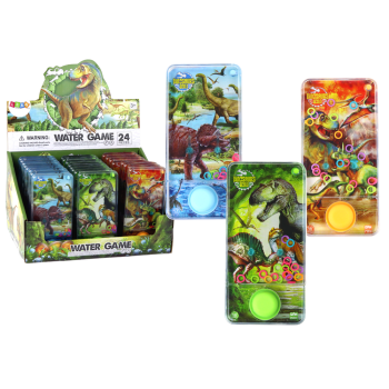 Zręcznościowa Gra Wodna Dinozaury Niebieska Zielona Pomarańczowa