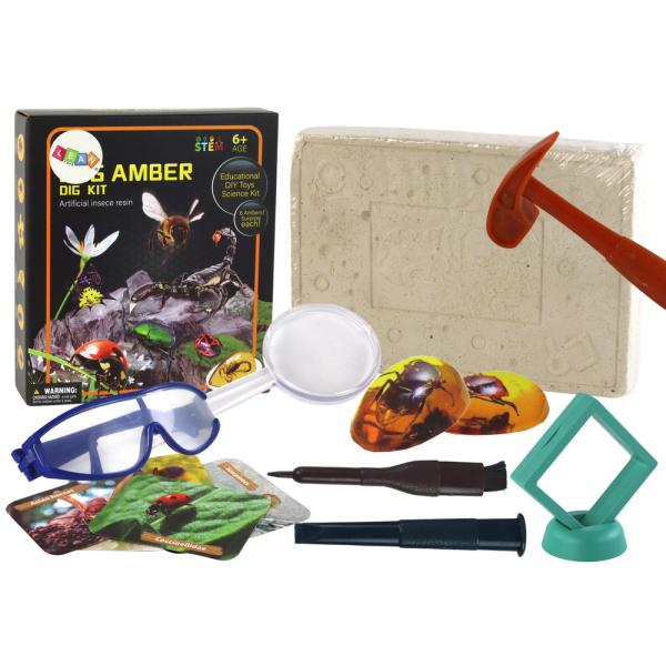 Zestaw Archeologiczny Wykopaliska Owady w Bursztynie