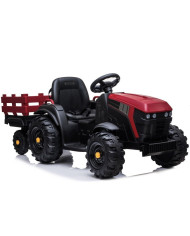 Traktor z Przyczepą Na Akumulator BDM0925 Koła EVA MP3 Czerwony