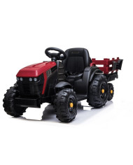 Traktor z Przyczepą Na Akumulator BDM0925 Koła EVA MP3 Czerwony