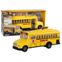 Autobus Szkolny 1:16 Napęd Frykcyjny Otwierane Drzwi Światła Dźwięki Żółty