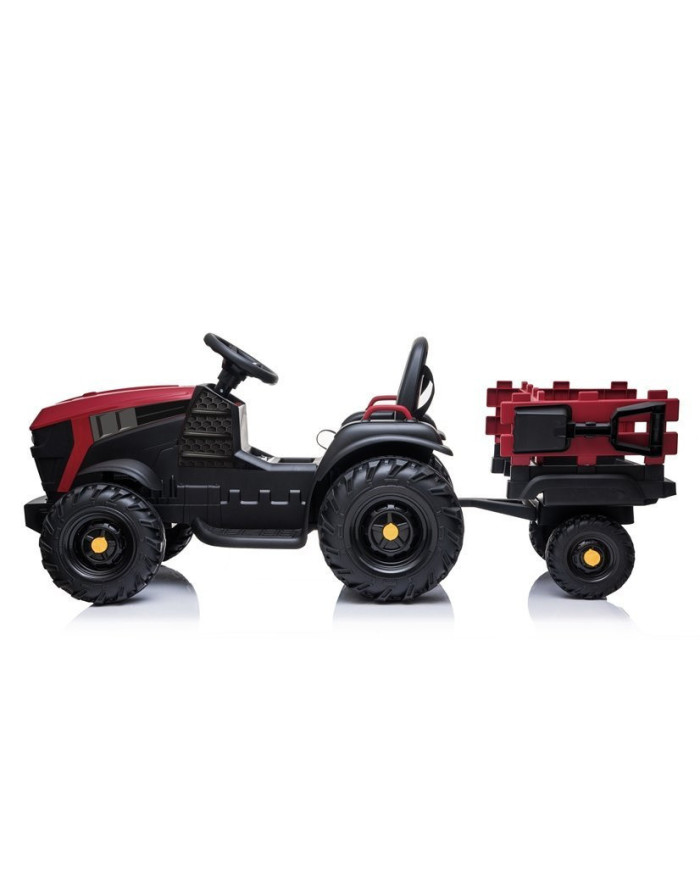 Traktor z Przyczepą Na Akumulator BDM0925 Koła EVA MP3 Czerwony