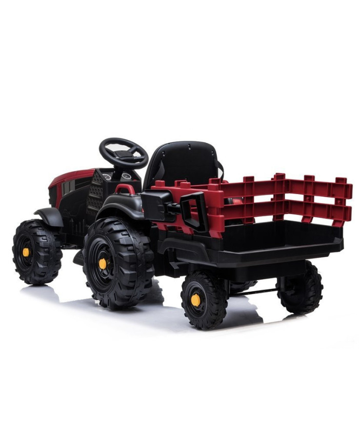Traktor z Przyczepą Na Akumulator BDM0925 Koła EVA MP3 Czerwony