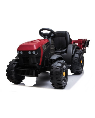 Traktor z Przyczepą Na Akumulator BDM0925 Koła EVA MP3 Czerwony